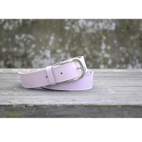 CEINTURE CUIR ROSE | La classique